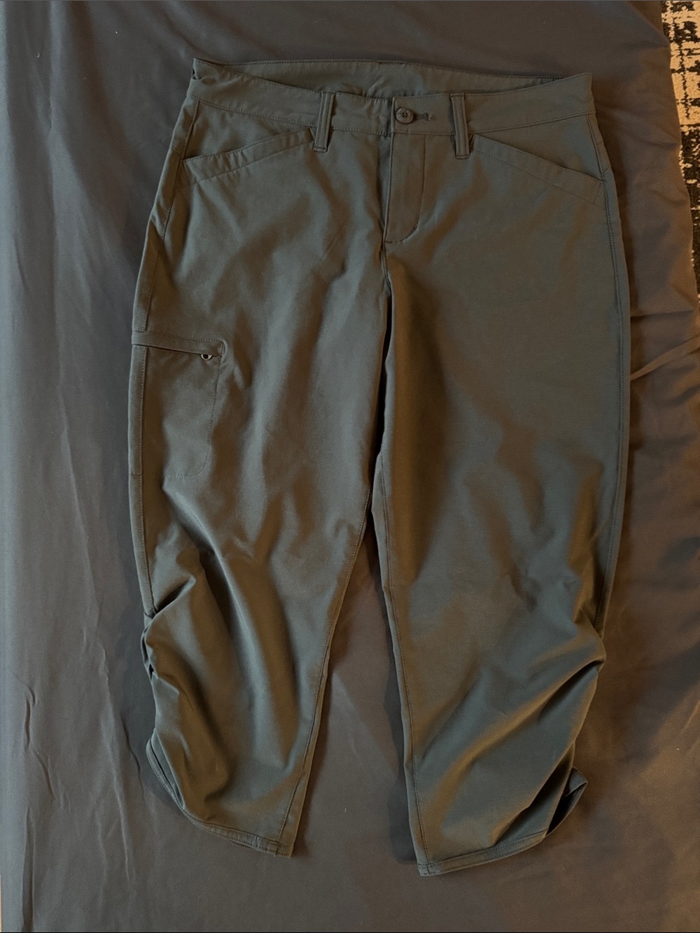 Eddie Bauer Olive Cargo Performance Pants